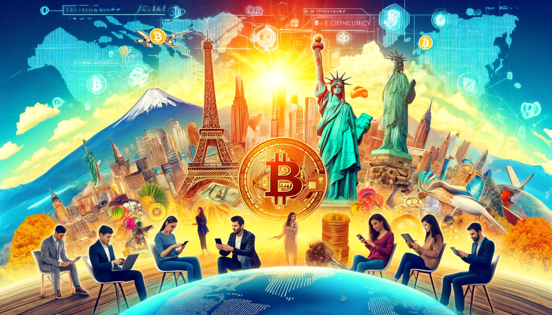 Bitcoin alrededor del mundo